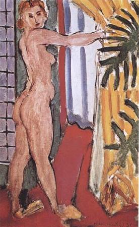 Henri Matisse Nude Standing in front of an Open Door (mk35)
